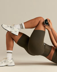 Power Seamless Cycling Shorts | Dark Olive