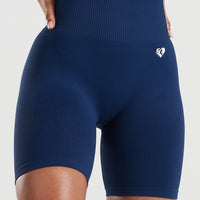 Power Seamless Cycling Shorts | Sapphire Blue