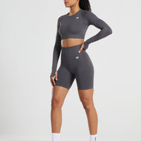 Power Seamless Cycling Shorts | Graphite