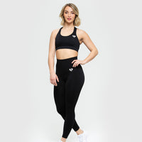 Move Seamless Sports Bra | Black Marl