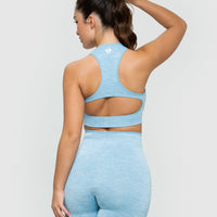 Move Seamless Sports Bra | Blue Marl