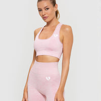Move Seamless Sports Bra | Light Pink Marl