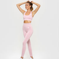 Move Seamless Sports Bra | Light Pink Marl