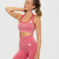 Move Seamless Sports Bra | Red Marl