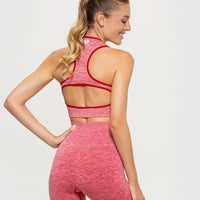 Move Seamless Sports Bra | Red Marl
