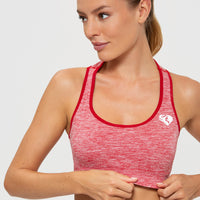 Move Seamless Sports Bra | Red Marl