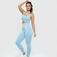 Move Seamless Leggings | Blue Marl