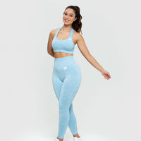 Move Seamless Leggings | Blue Marl