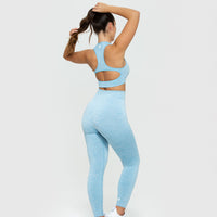 Move Seamless Leggings | Blue Marl