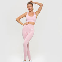 Move Seamless Leggings | Light Pink Marl