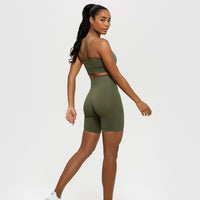 Power Seamless Cycling Shorts | Khaki