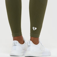 Power Seamless Leggings | Khaki