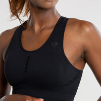 Renew Seamless Sports Bra | Black