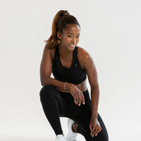 Renew Seamless Sports Bra | Black