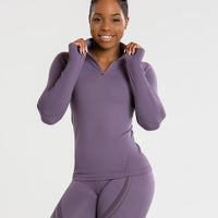 Renew Seamless Long Sleeve Top | Frosted Lilac