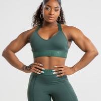 Hold Sports Bra | Jungle Green