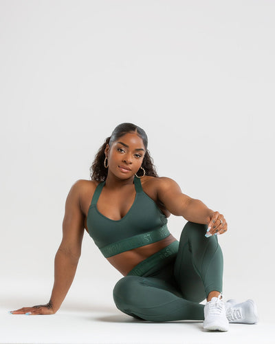 Hold Sports Bra | Jungle Green