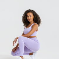 Power Seamless Sports Bra | Lilac