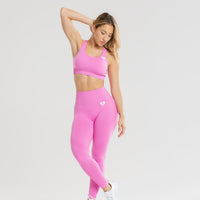 Power Seamless Sports Bra | Phlox Pink