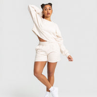 Comfort Cropped Crew Neck | Sand