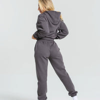 Comfort Cropped Hoodie | Charcoal