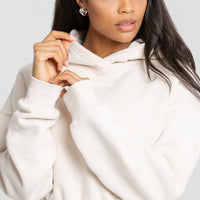 Comfort Cropped Hoodie | Sand