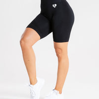 Power Seamless Cycling Shorts | Black