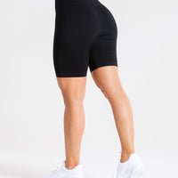 Power Seamless Cycling Shorts | Black