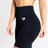 Power Seamless Cycling Shorts | Black