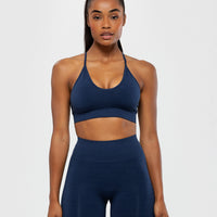 Define Seamless Racer Back Bra | Sapphire Blue