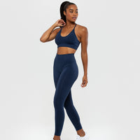 Define Seamless Racer Back Bra | Sapphire Blue