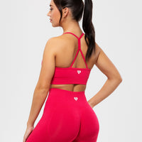 Define Seamless Racer Back Bra | Viva Magenta