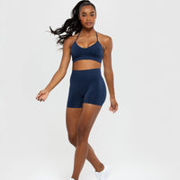 Define Scrunch Seamless Shorts | Sapphire Blue