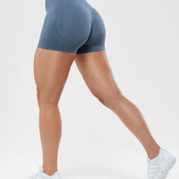 Define Scrunch Seamless Shorts | Smoke Blue