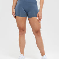 Define Scrunch Seamless Shorts | Smoke Blue
