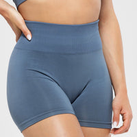Define Scrunch Seamless Shorts | Smoke Blue