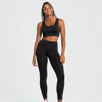 Essential Sports Bra | Black