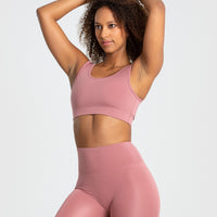 Essential Sports Bra | Dusty Pink