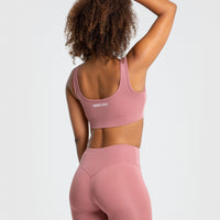 Essential Sports Bra | Dusty Pink