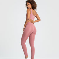 Essential Sports Bra | Dusty Pink