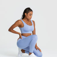 Essential Sports Bra | Powder Blue