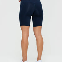 Essential Cycling Shorts with Pockets | Sapphire Blue