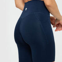 Essential Cycling Shorts with Pockets | Sapphire Blue