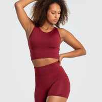 Essential Crop Tank Top | Bloodstone