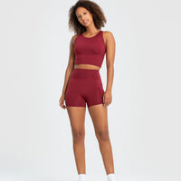 Essential Crop Tank Top | Bloodstone