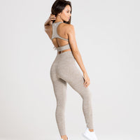 Move Seamless Sports Bra | Brown Grey Marl