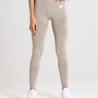 Move Seamless Leggings | Brown Grey Marl