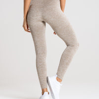 Move Seamless Leggings | Brown Grey Marl