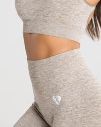Move Seamless Leggings | Brown Grey Marl