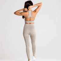 Move Seamless Leggings | Brown Grey Marl